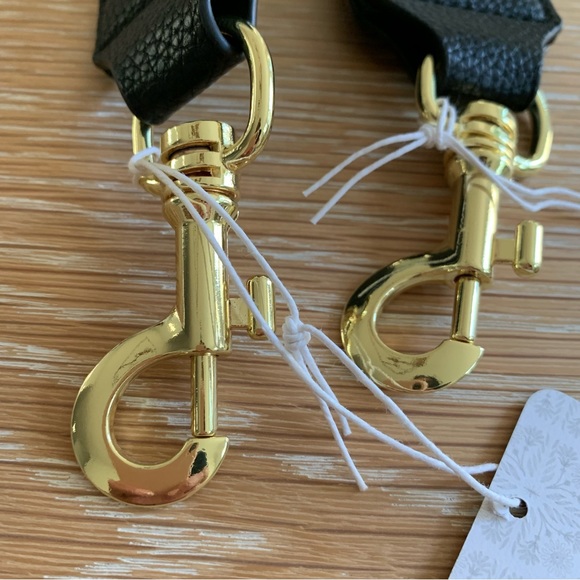 NWT Free People Wonderland Printed Bag Strap • Midnight • Black •Reversible - Picture 10 of 12